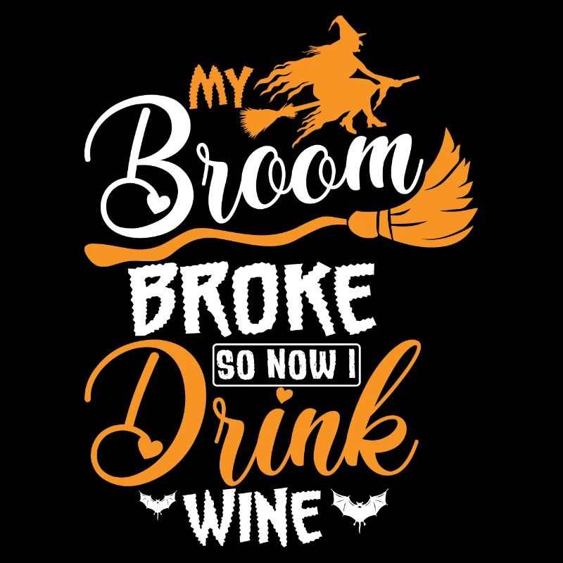 Halloween - Pas de balai, mais du vin