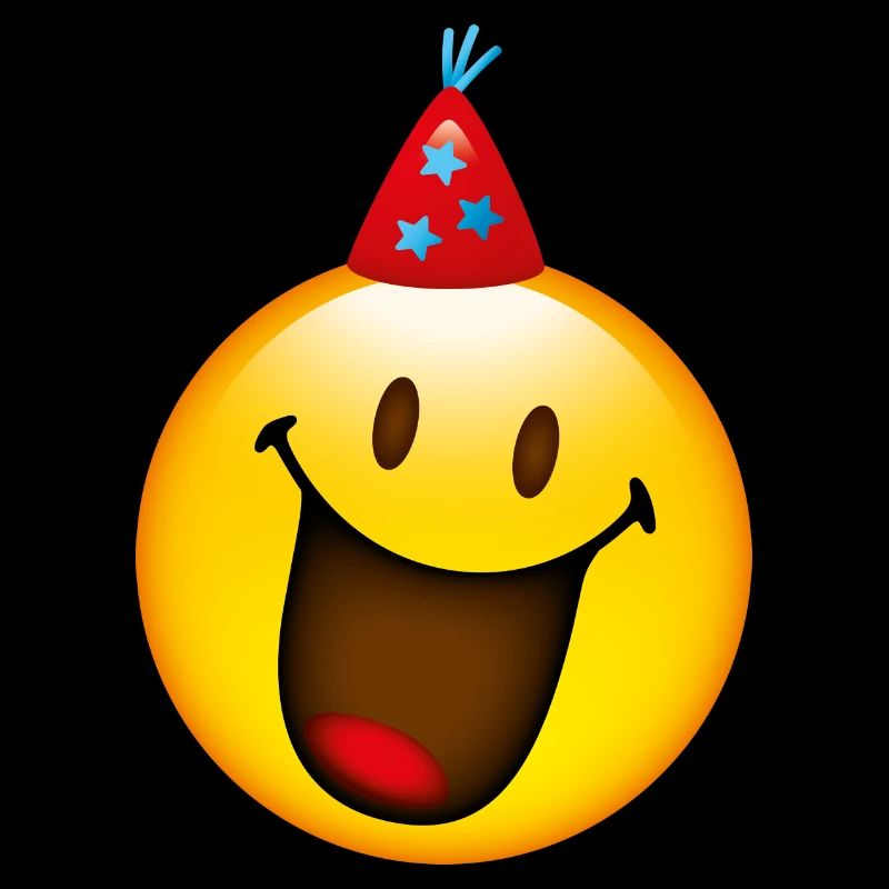 Smiley with Party Hat