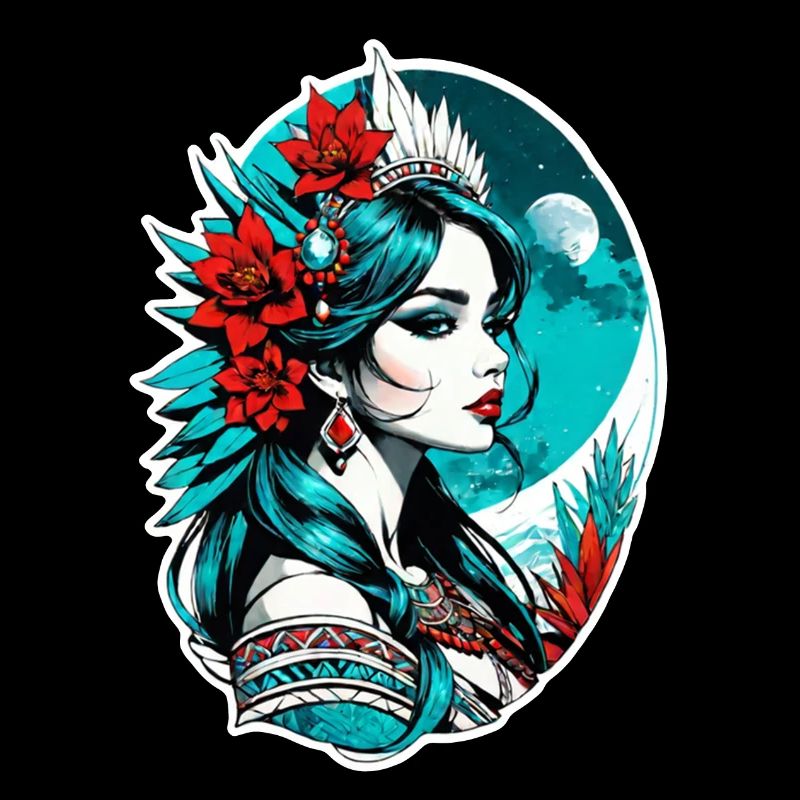 princesse indienne - aztek