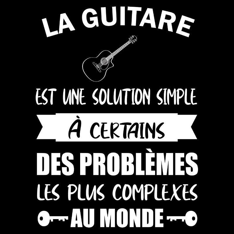 La guitare est une solution simple à certains