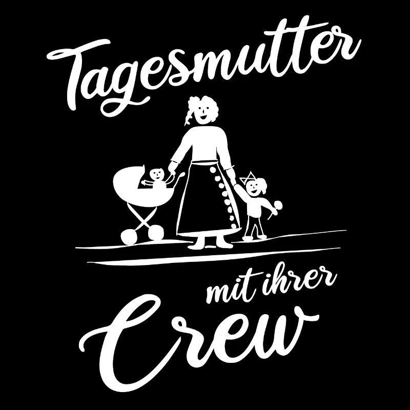 Tagesmutter mit ihrer Crew