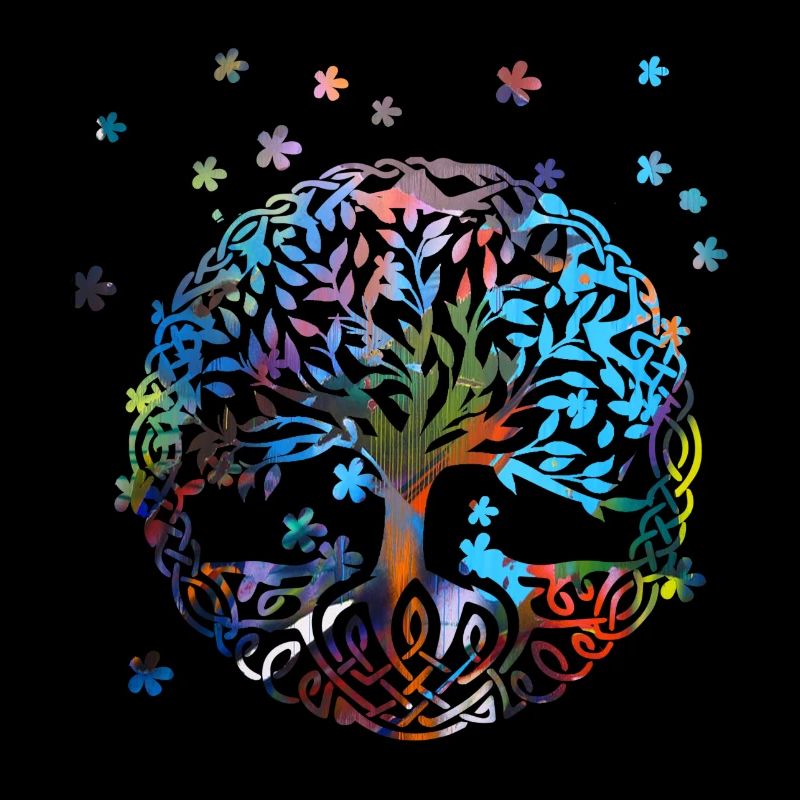Baum des Lebens, Yggdrasil, Wikinger, Midgard,Thor