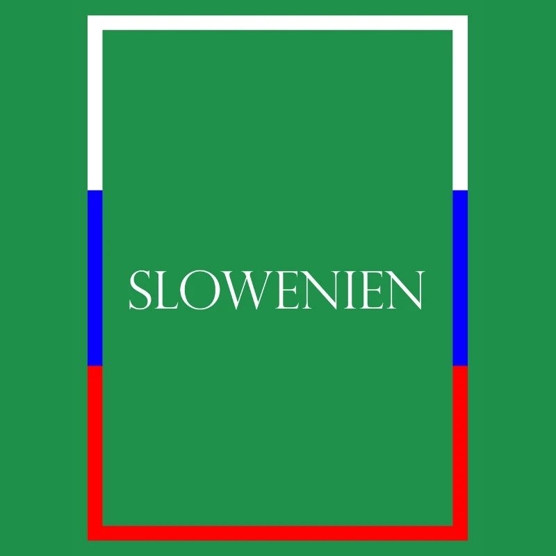Slovénie Lettrage de la déclaration avec drapeau
