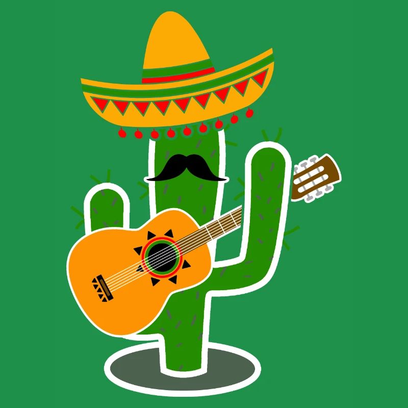 Cactus Sombrero Guitar