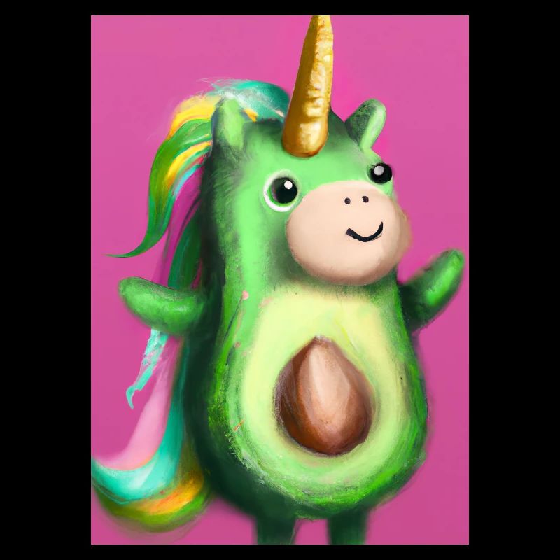 Niedliche Einhorn Avocado