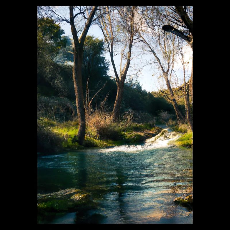 Forest River Wasserfall