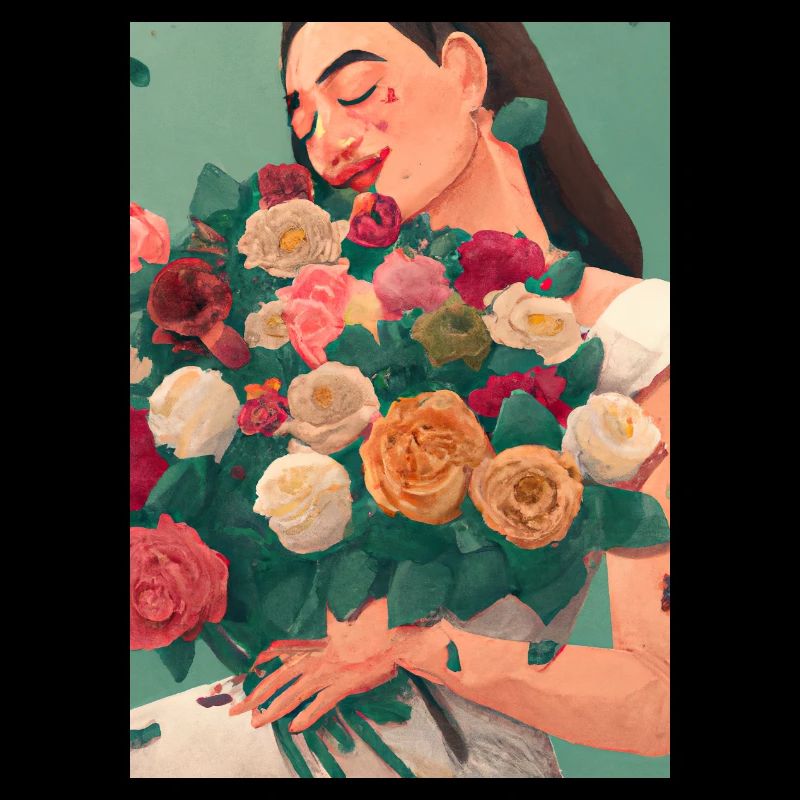 Frauen mit Blumen