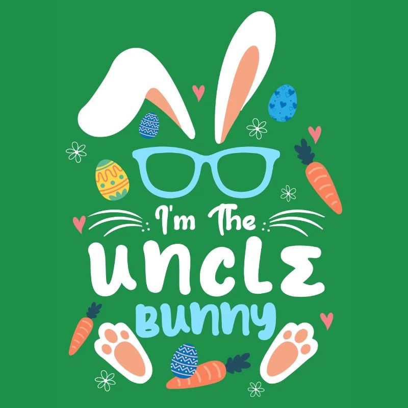 Im The Uncle Rabbit Easter Rabbit Ear Sunglass