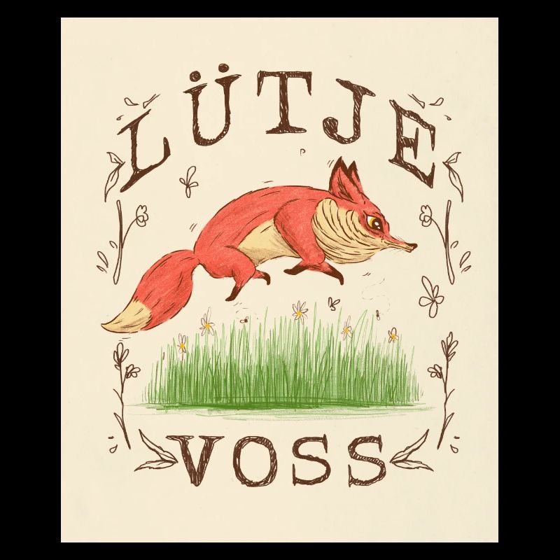 Lütje Voss Plattdeutsch kleiner Fuchs