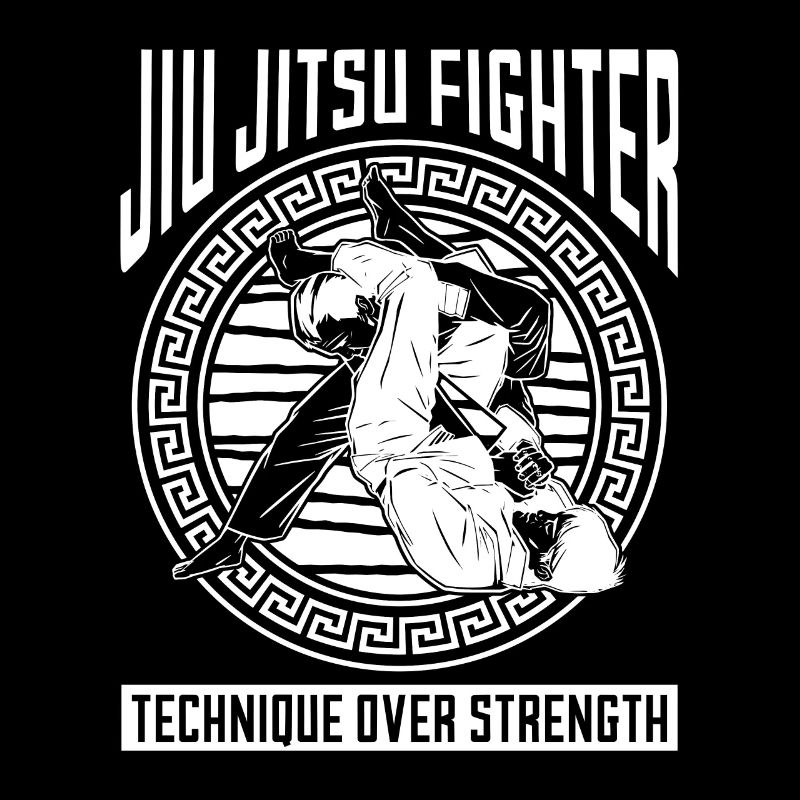 Technique de combat de Jiu Jitsu sur combattant de combat