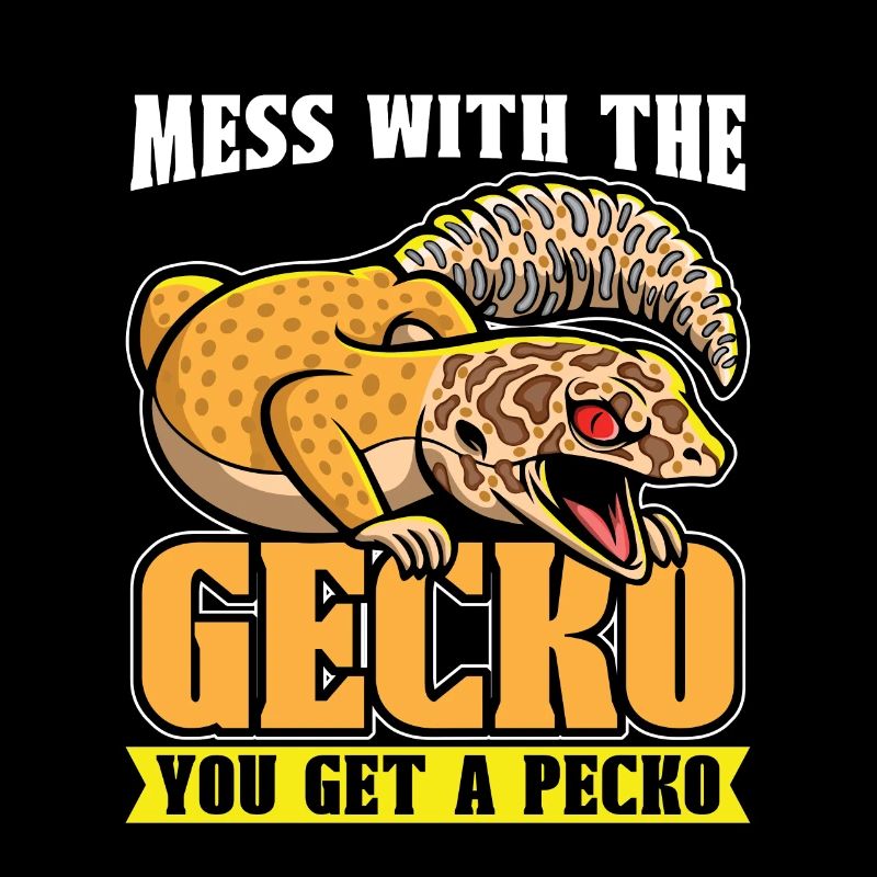 Gecko léopard Mess avec l’herpétologiste Gecko