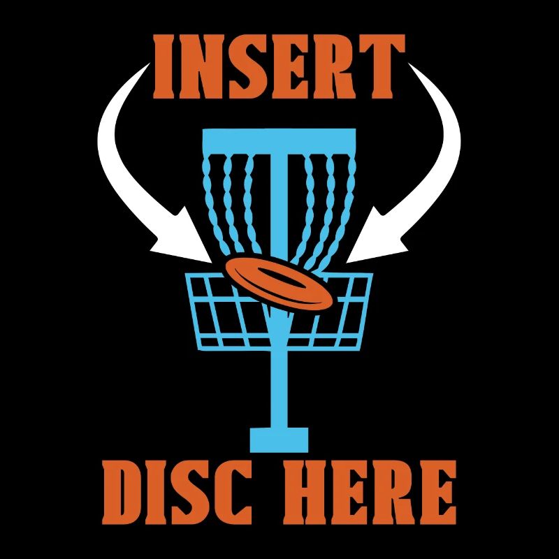 Disc Golf Insert Disc Here Ultimate Frisbee Golfer