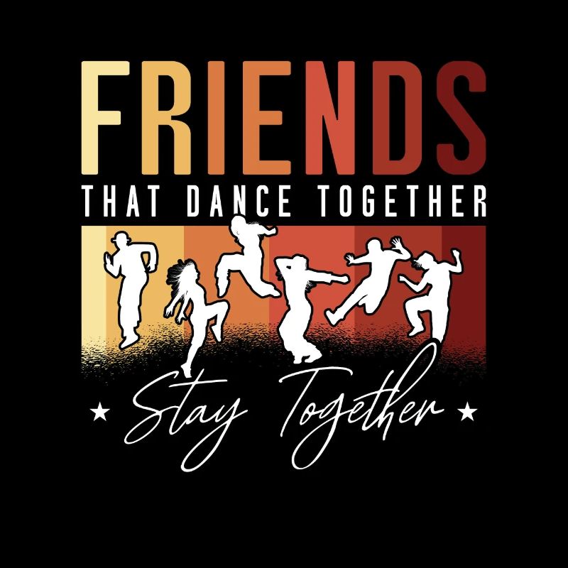 Mouvements de danse Amis qui dansent ensemble Danse