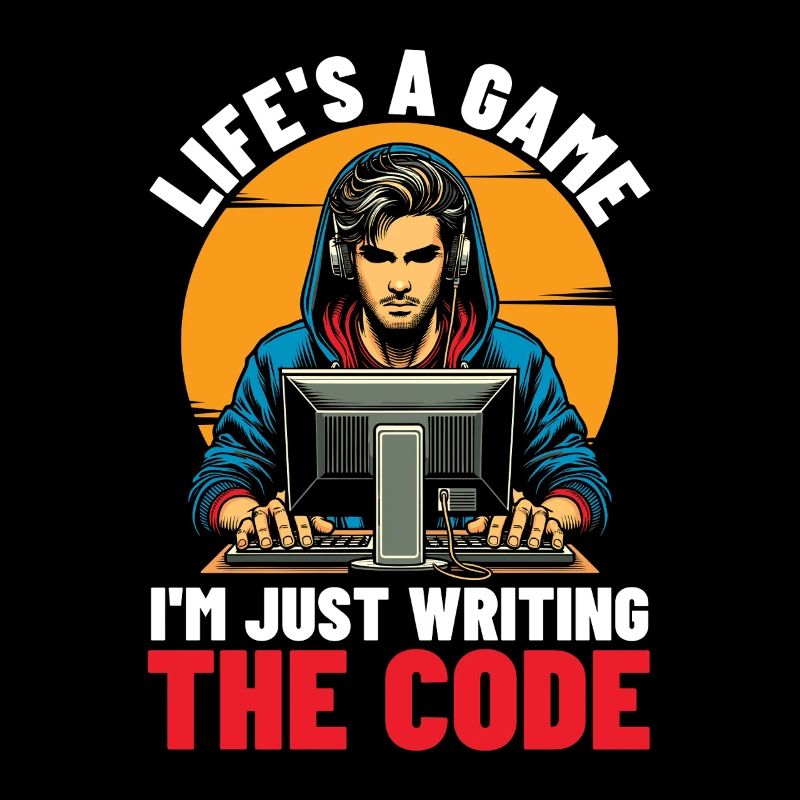 Coder Life's A Game I'm Just Web Developer Coders