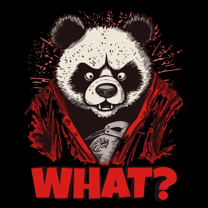 Wütender Pandabär