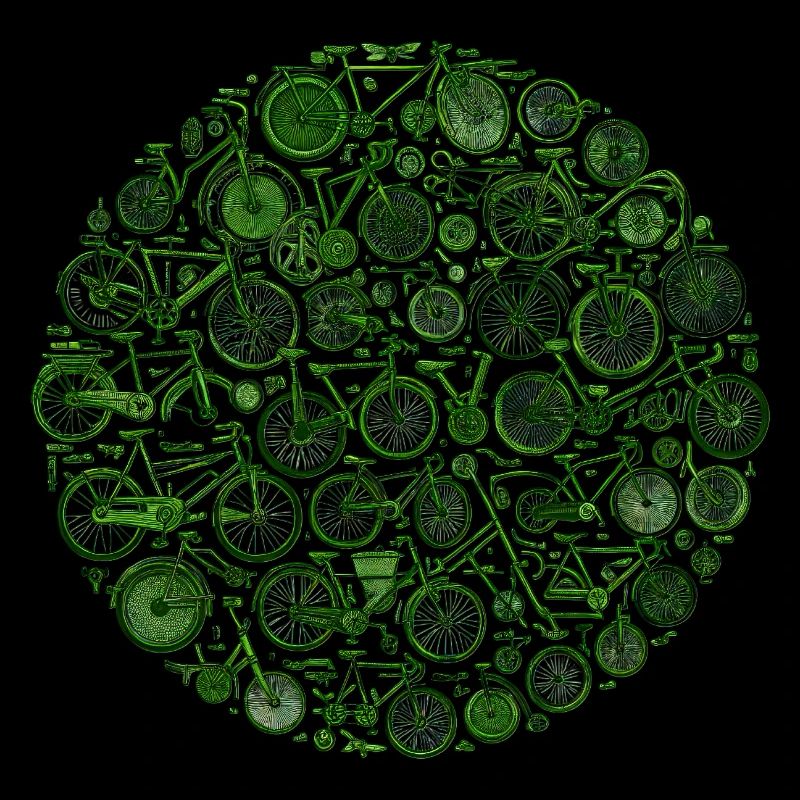 Conception de vélo pour le cyclisme et le cyclisme sur route