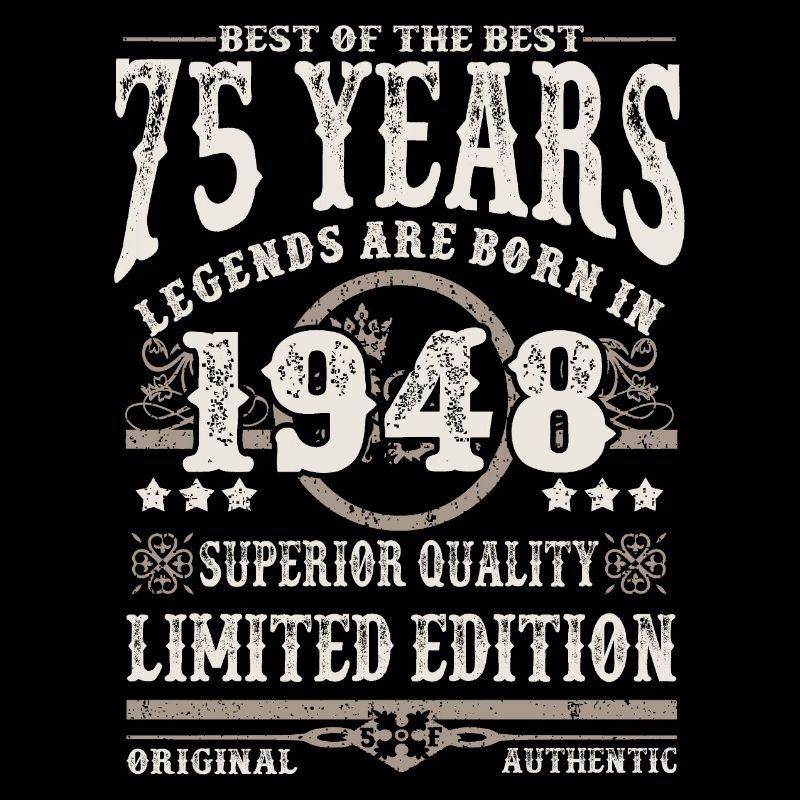 Born in 1948 - 75 years old