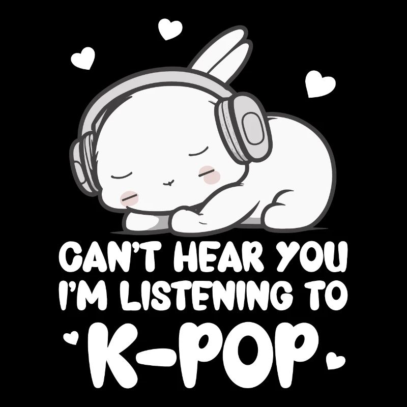 Je ne t’entends pas, j’écoute Kpop Rabbit K-pop