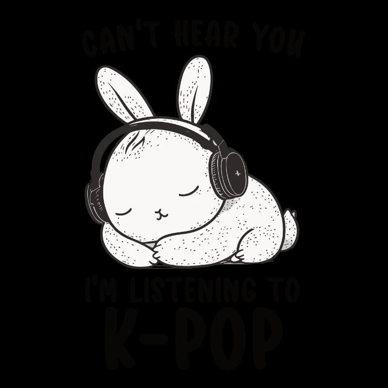 Je ne t’entends pas, j’écoute Kpop Rabbit K-pop