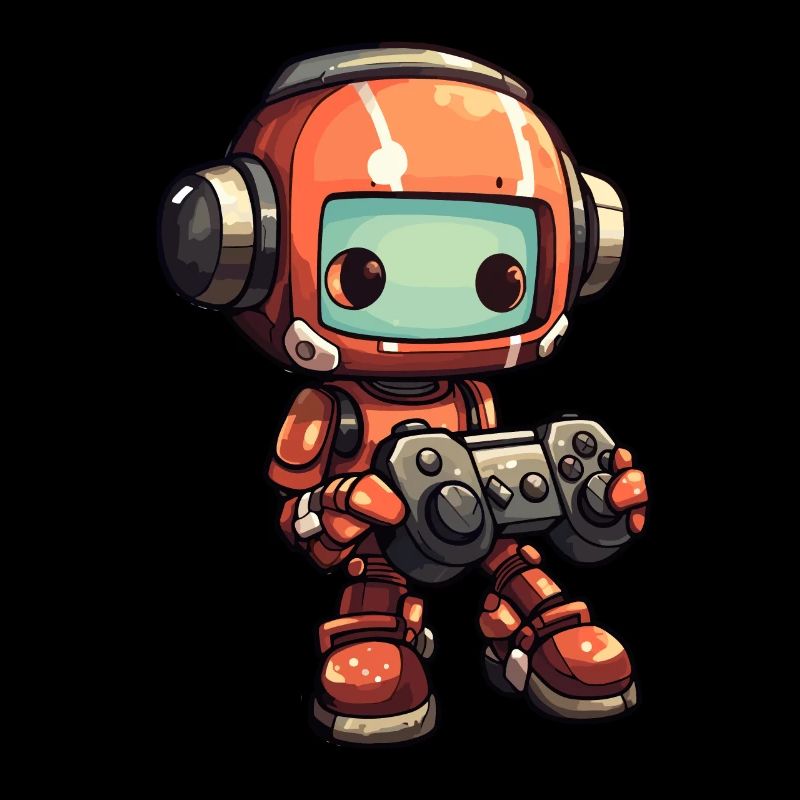 Robot mignon Joueur Robot de jeu drôle