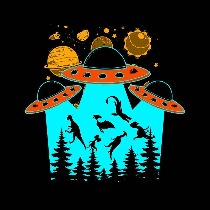 Alien Dinosaur UFO Abduction