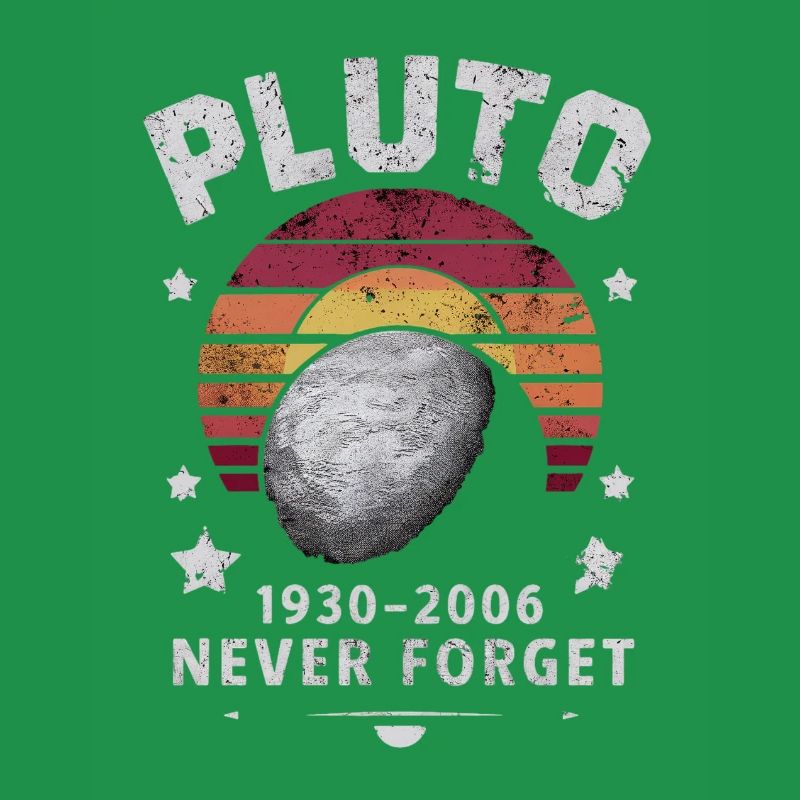 Pluto 1930-2006 Never Forget Retro Style
