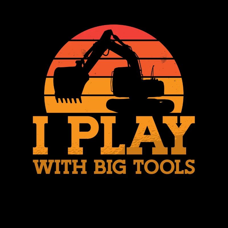 Bauarbeiter Baggern Baggerfahrer Bagger Geschenk