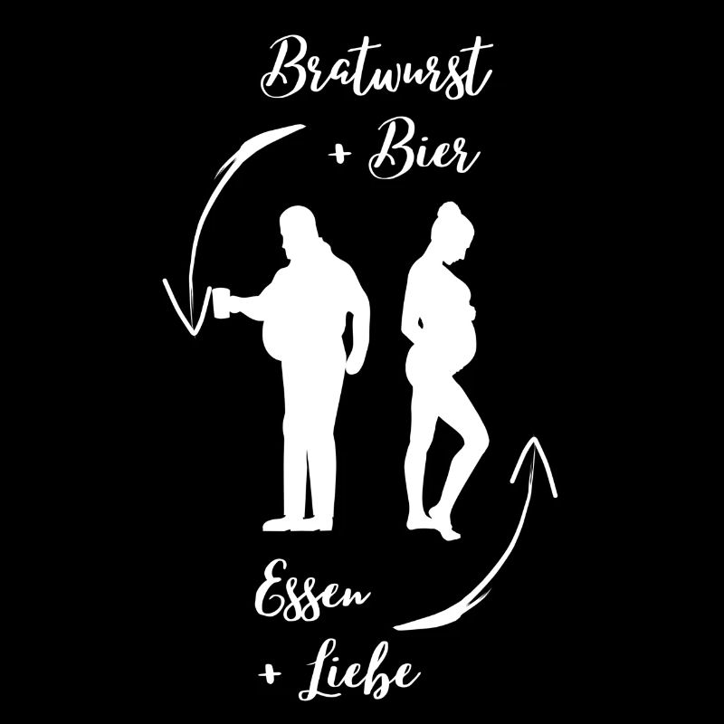 Bierbauch und Schwangerschaftsbauch - Dicker Bauch