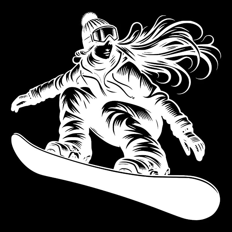 Snowboardeuse Cool Snowboard Design