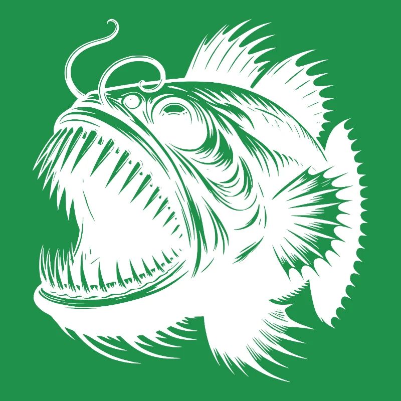 deep-sea fish with sharp teeth
