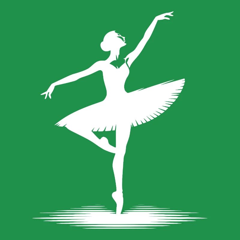 Aesthetic dance design with classical pose