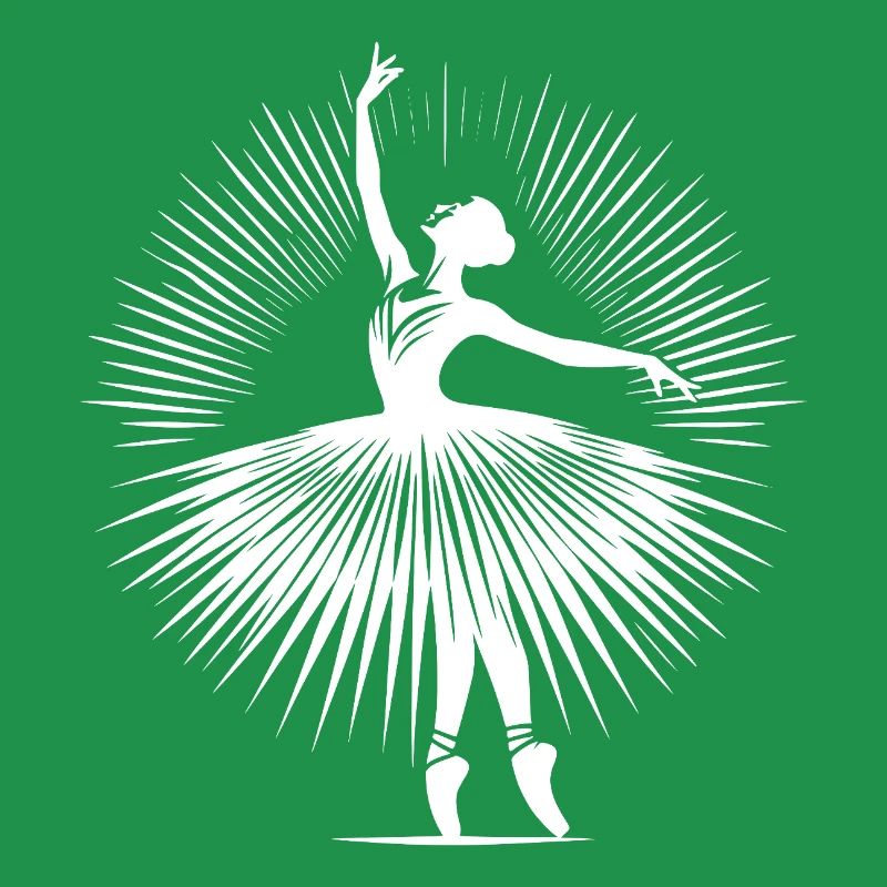 Danseuse de ballet gracieuse dans une pose de danse parfaite
