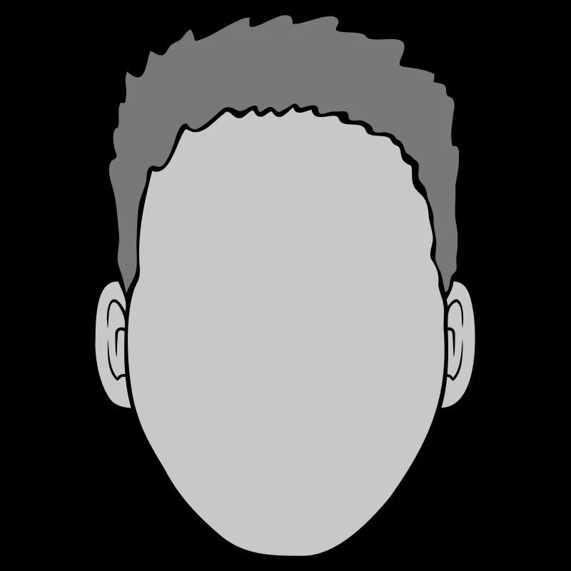 Conception de tête de visage vide