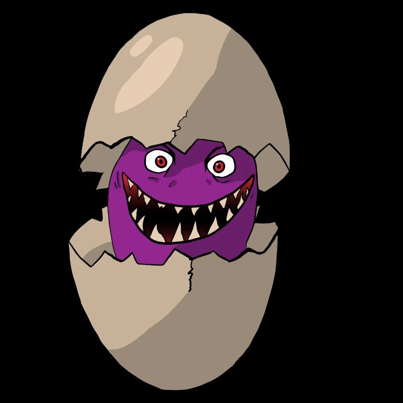 Monstre de la créature comique Egg 1.0