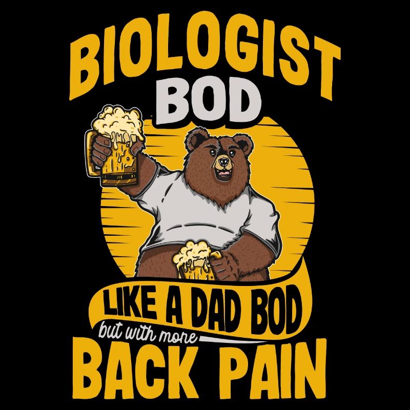 Biologiste Bod Like A Dad Bod Drôle de Microbiologiste