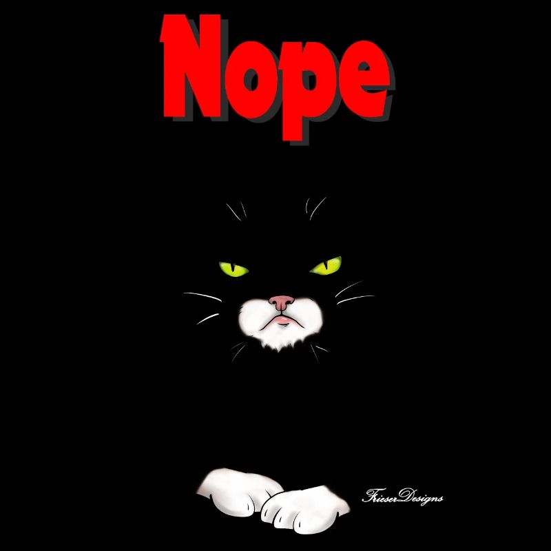 Nope, non, drôle de chat méchant