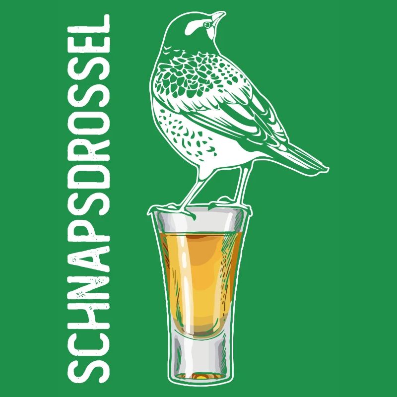 Schnapsdrossel Schnapstrinker Alkohol Schnaps