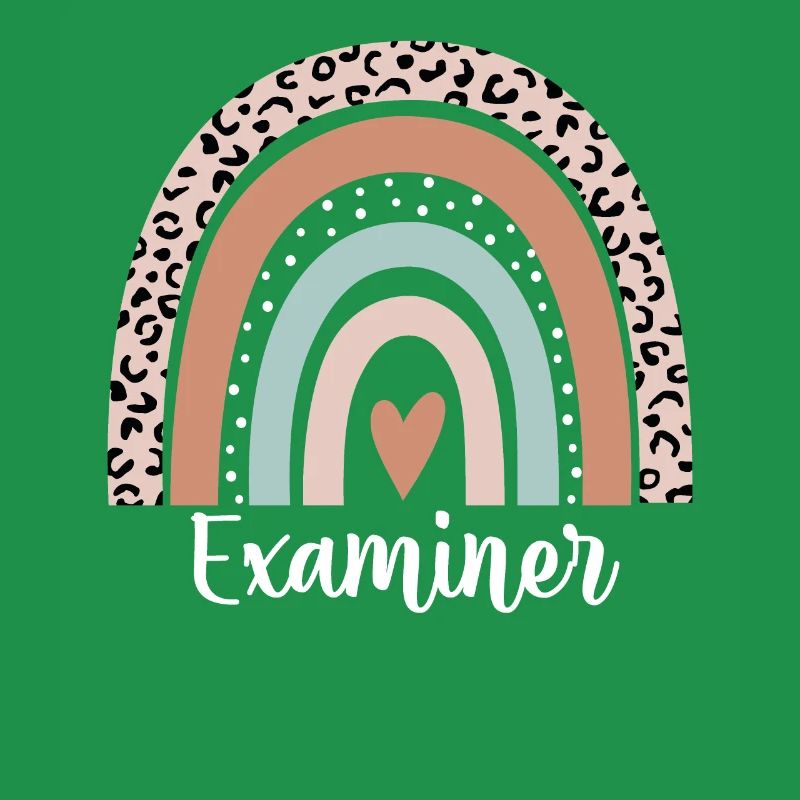 Examiner Rainbow Leopard Funny Examiner