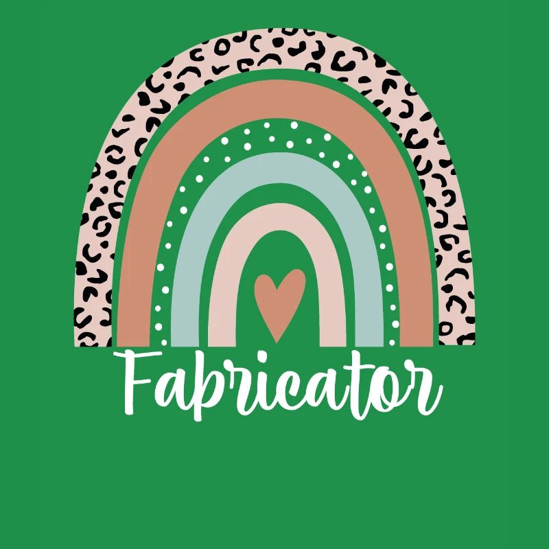 Fabricator Rainbow Leopard Funny Fabricator