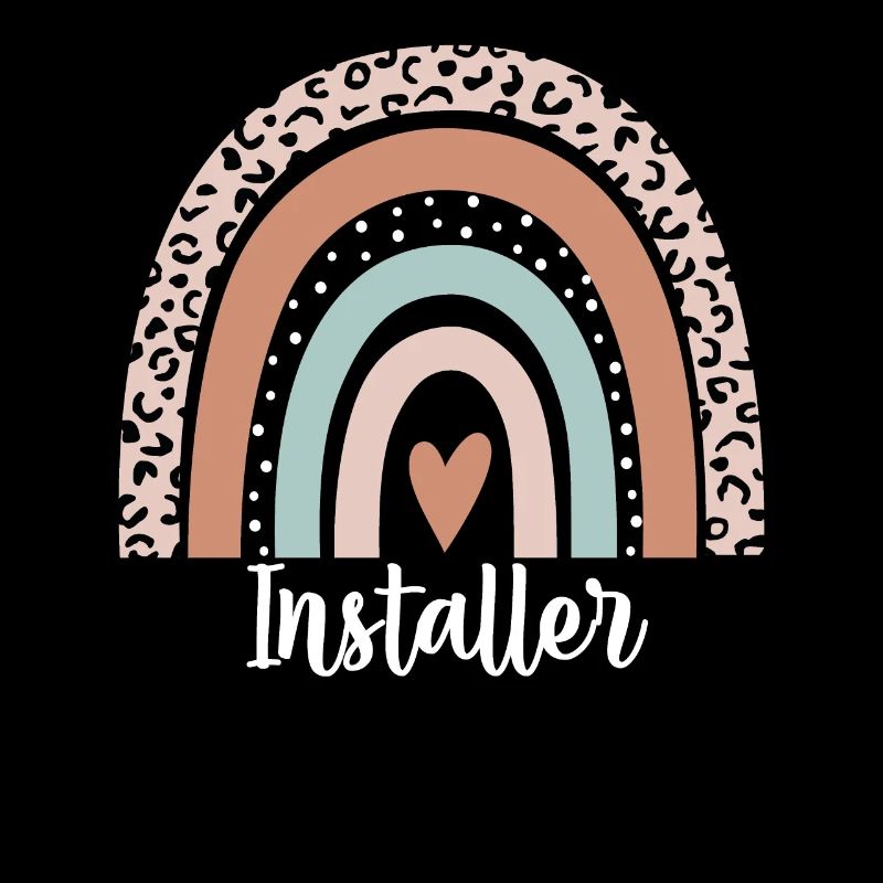 Installer Rainbow Leopard Funny Installer