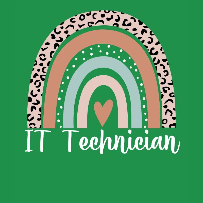 IT-Techniker Rainbow Leopard Lustiger IT-Techniker