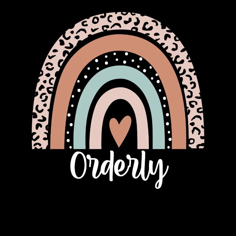 Orderly Rainbow Leopard Funny Orderly Appreciation
