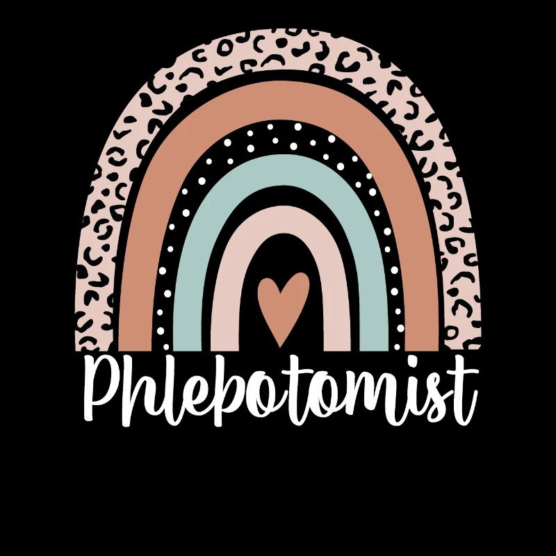 Phlebotomist Regenbogenleopard Lustiger Phlebotomist