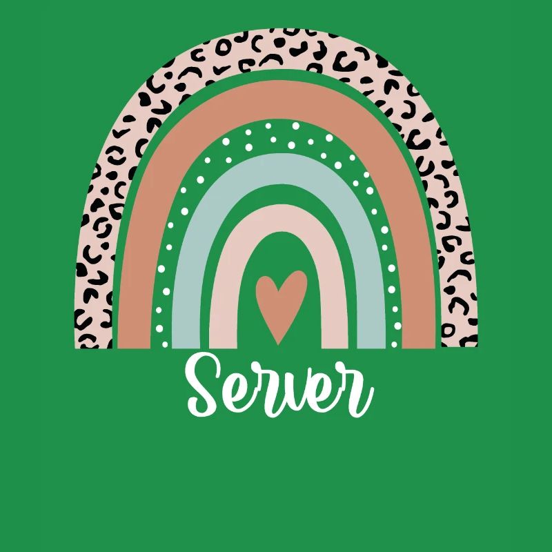 Server Rainbow Leopard Funny Server Appreciation