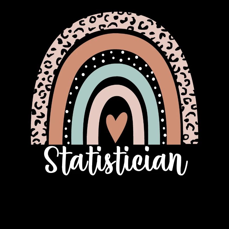 Statistician Rainbow Leopard Funny Statistician
