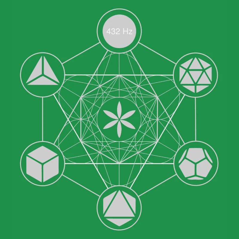 Metatron Vorlage weiß
