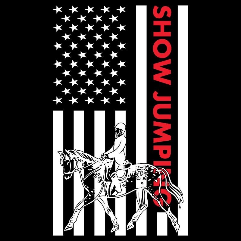 Jumper Drapeau Us Saut d’obstacles