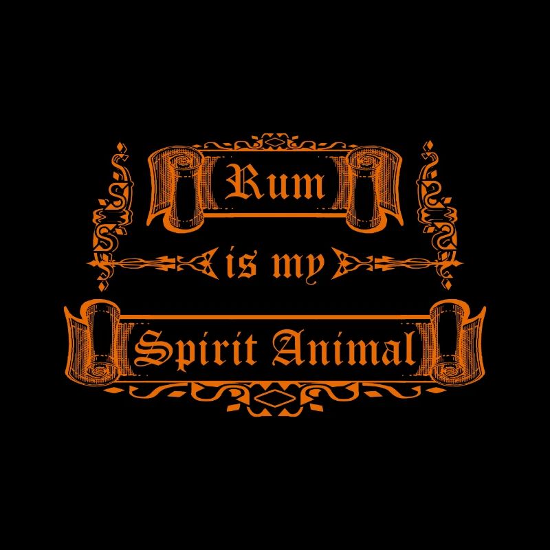 Le rhum est mon esprit Animal Rustic Brown