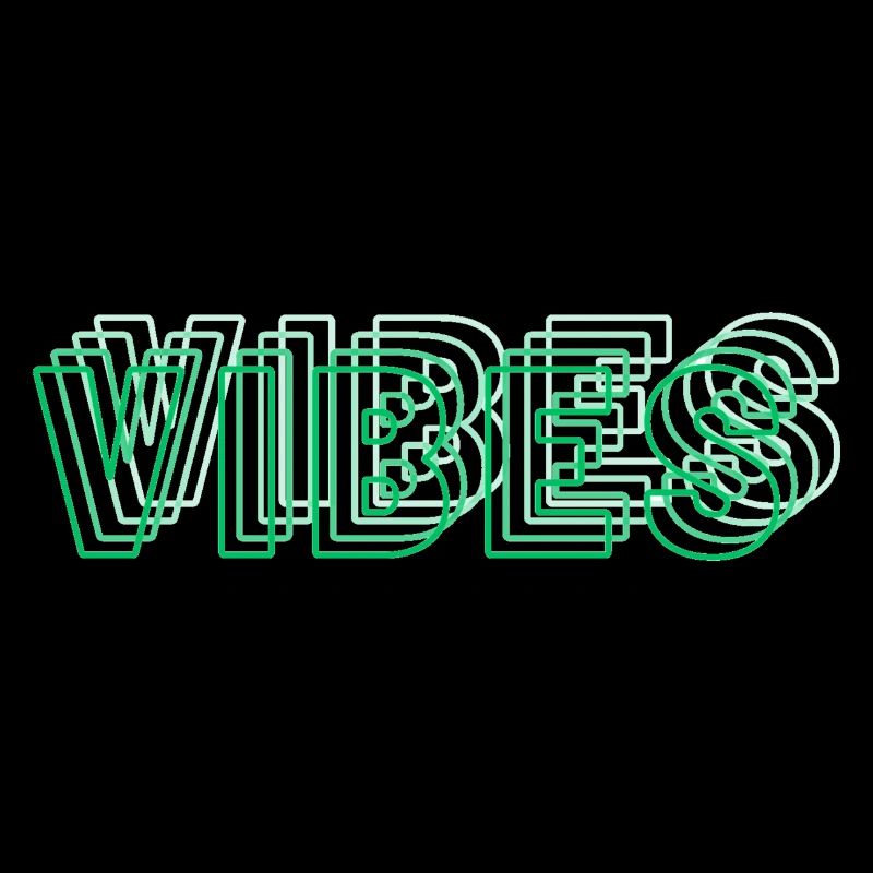 Vibes abstract green
