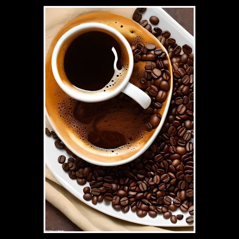 Great Coffee Drink Poster For The Kitchen
